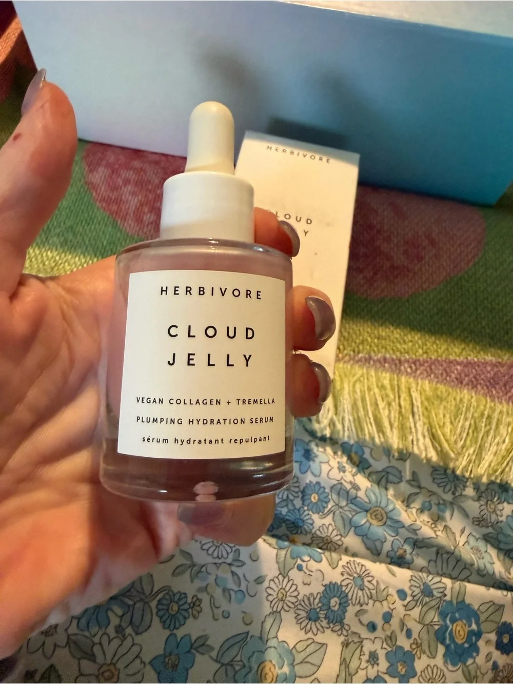 ☀️Herbivore Botanicals Cloud Jelly Pink Plumping Hydration Serum 30 ml Vegan new
